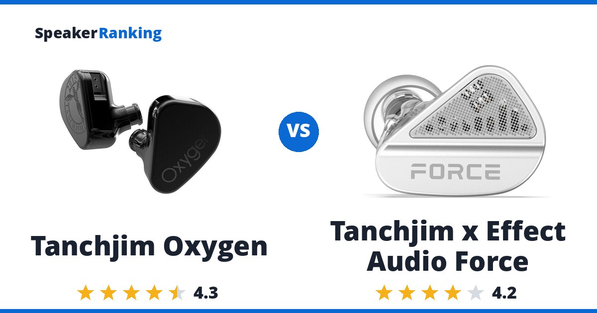 Tanchjim Oxygen vs Tanchjim x Effect Audio Force