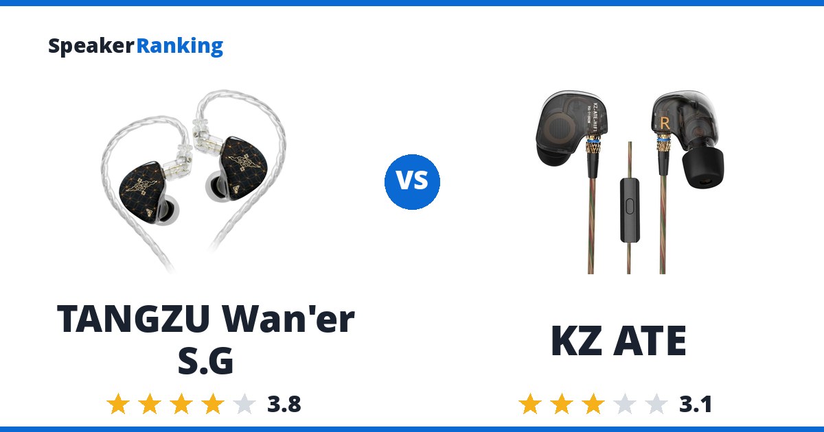 TANGZU Wan’er S.G vs KZ ATE