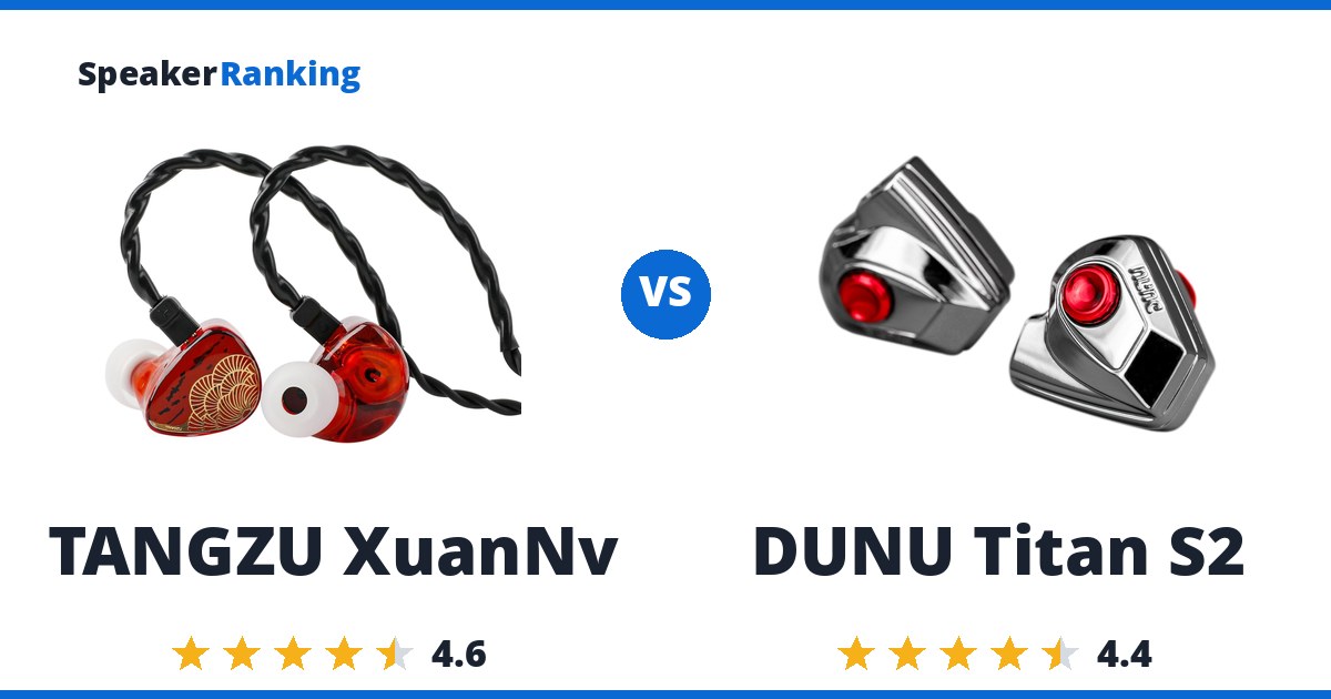 TANGZU XuanNv vs DUNU Titan S2
