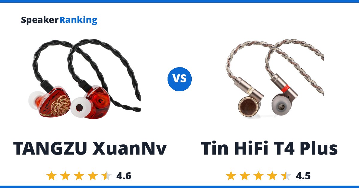 TANGZU XuanNv vs Tin HiFi T4 Plus