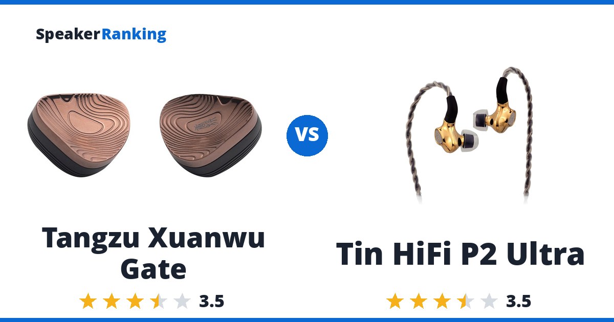 Tangzu Xuanwu Gate vs Tin HiFi P2 Ultra