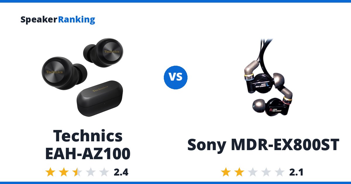 Technics EAH-AZ100 vs Sony MDR-EX800ST