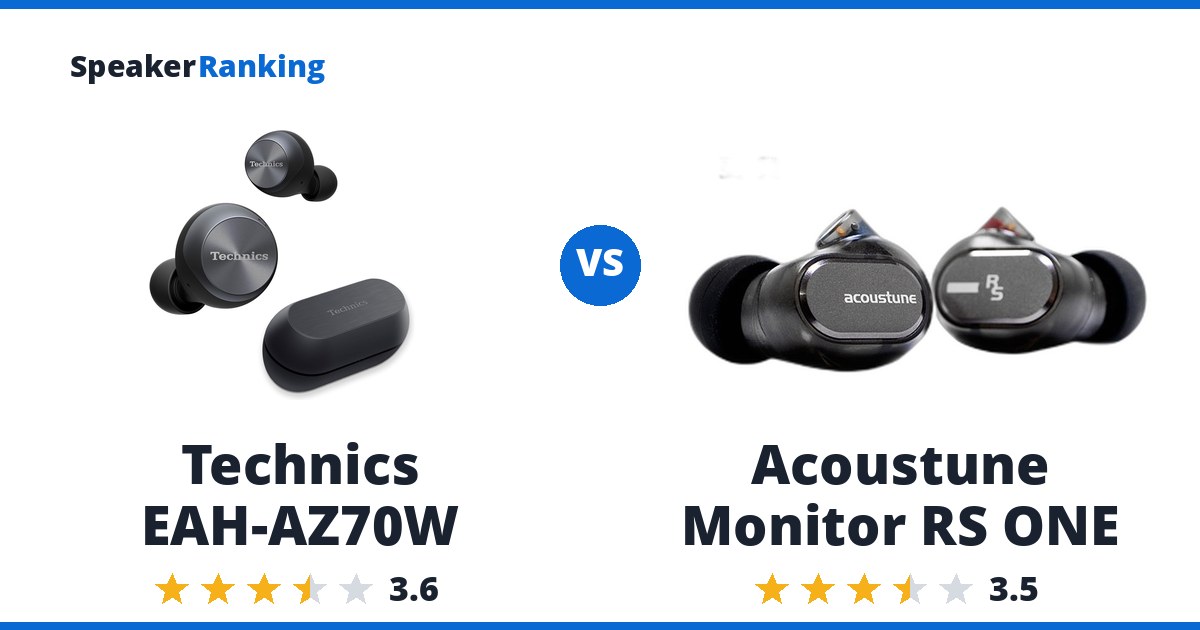 Technics EAH-AZ70W vs Acoustune Monitor RS ONE