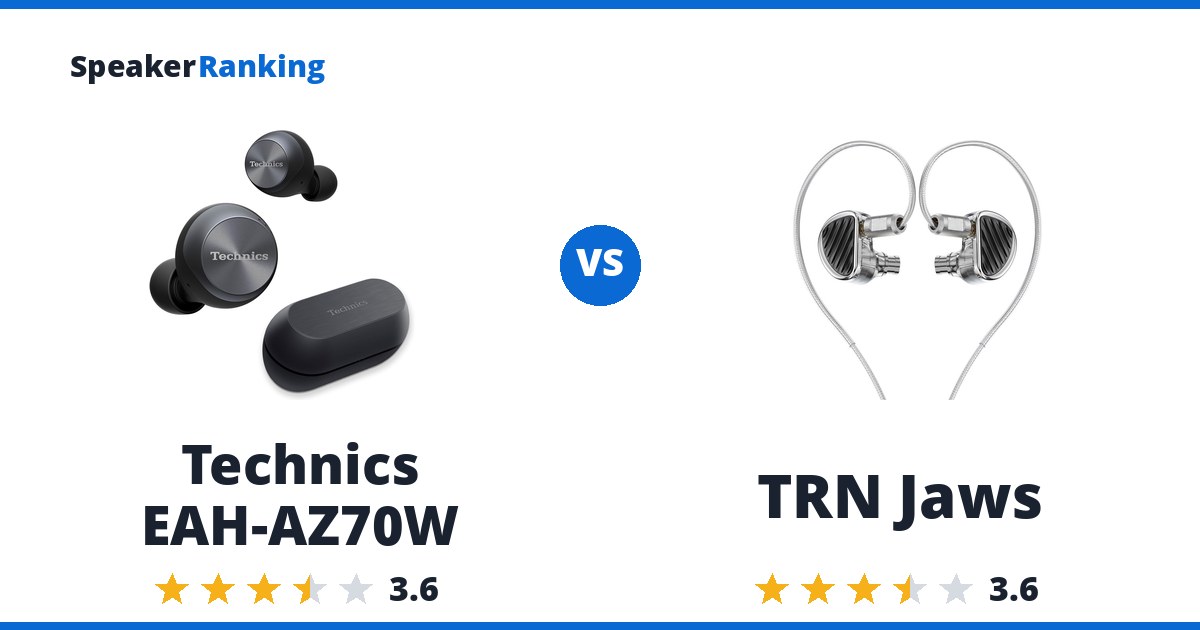 Technics EAH-AZ70W vs TRN Jaws
