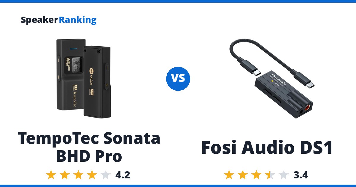 TempoTec Sonata BHD Pro vs Fosi Audio DS1