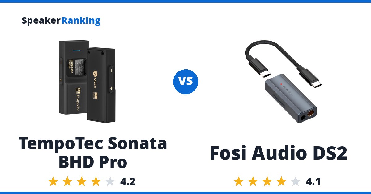 TempoTec Sonata BHD Pro vs Fosi Audio DS2
