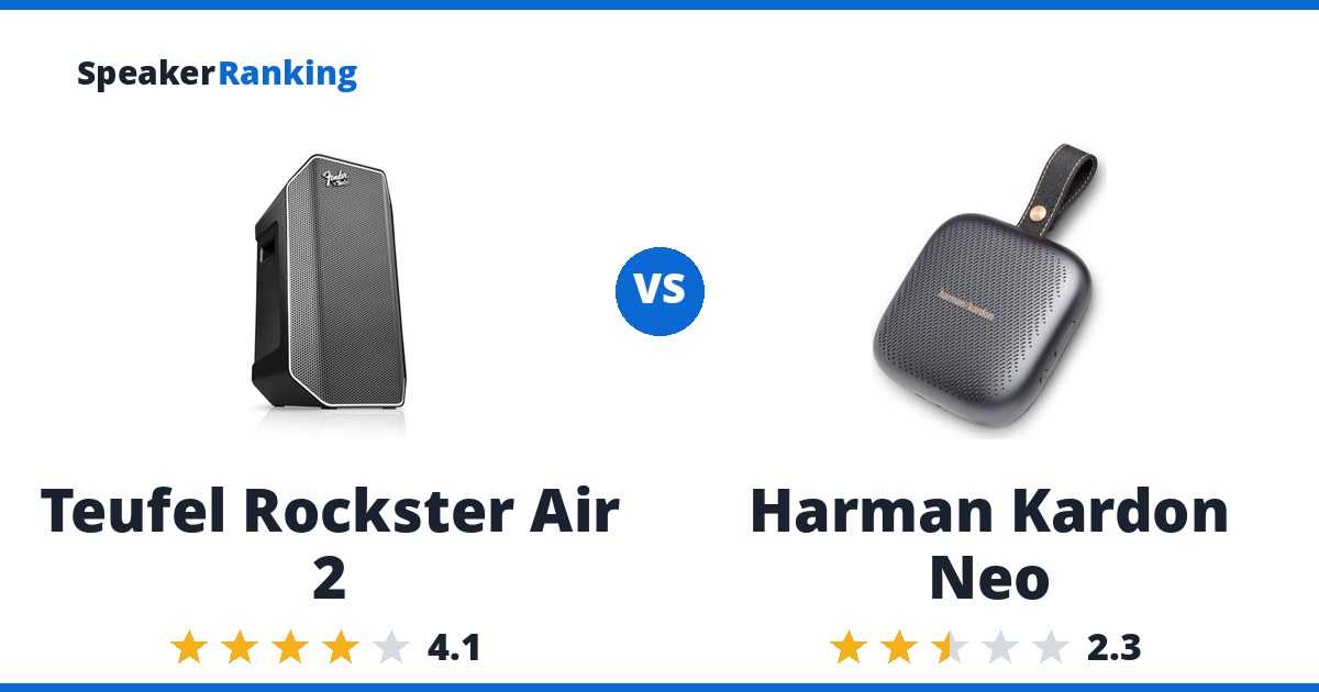 Teufel Rockster Air 2 vs Harman Kardon Neo