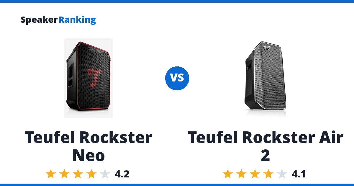 Teufel Rockster Neo vs Teufel Rockster Air 2