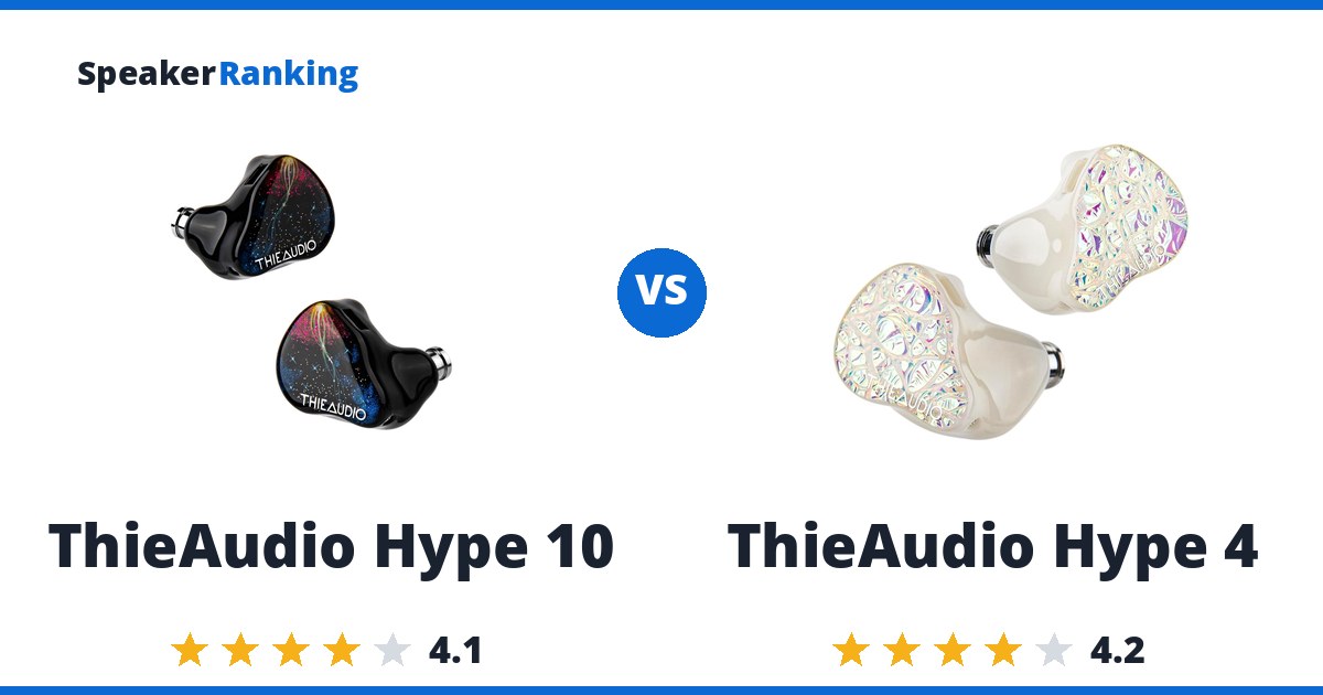 ThieAudio Hype 10 vs ThieAudio Hype 4