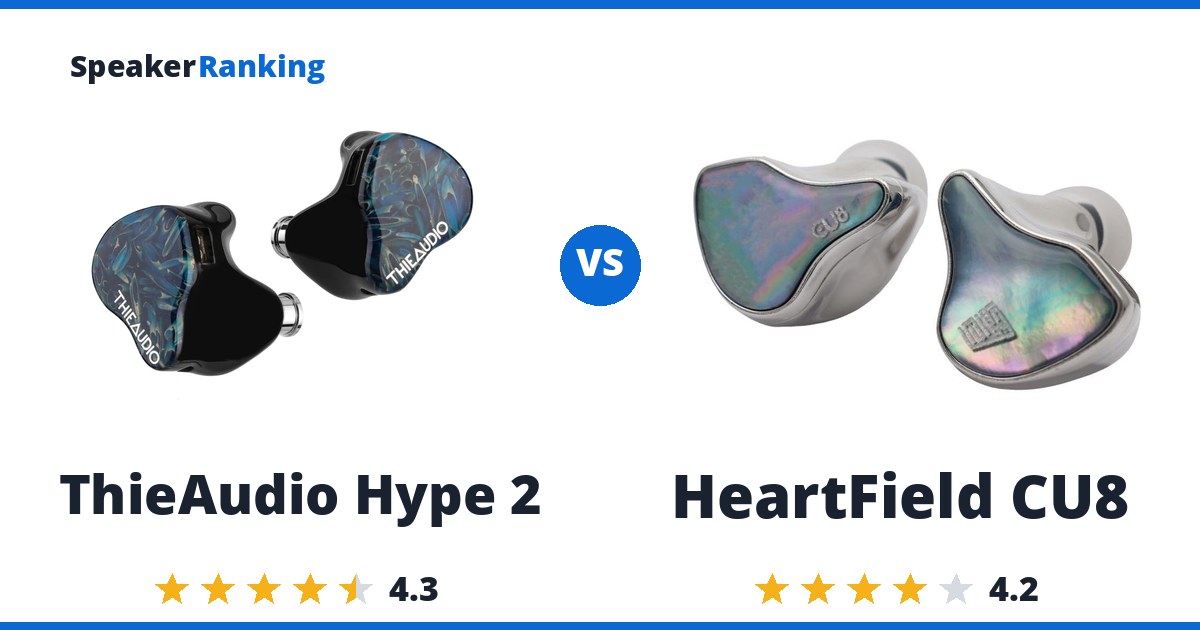 ThieAudio Hype 2 vs HeartField CU8