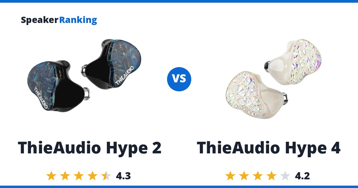 ThieAudio Hype 2 vs ThieAudio Hype 4