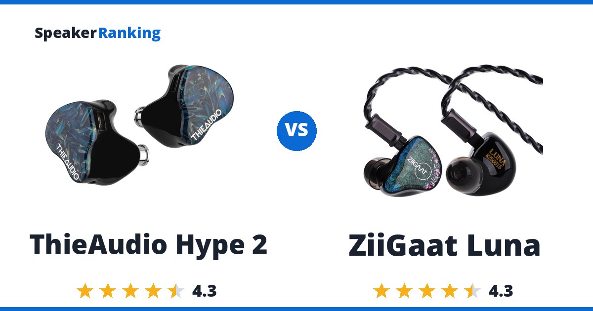 ThieAudio Hype 2 vs ZiiGaat Luna