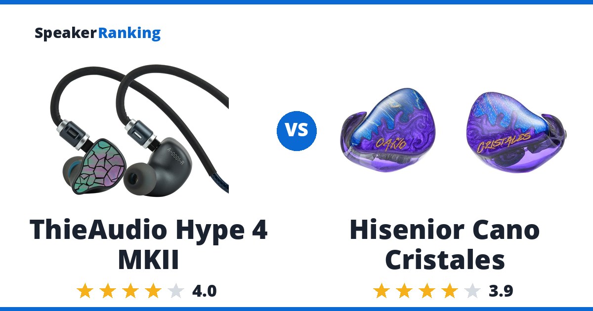 ThieAudio Hype 4 MKII vs Hisenior Cano Cristales