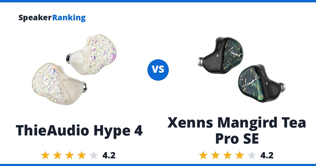ThieAudio Hype 4 vs Xenns Mangird Tea Pro SE