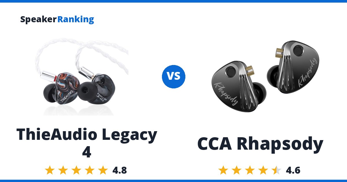ThieAudio Legacy 4 vs CCA Rhapsody