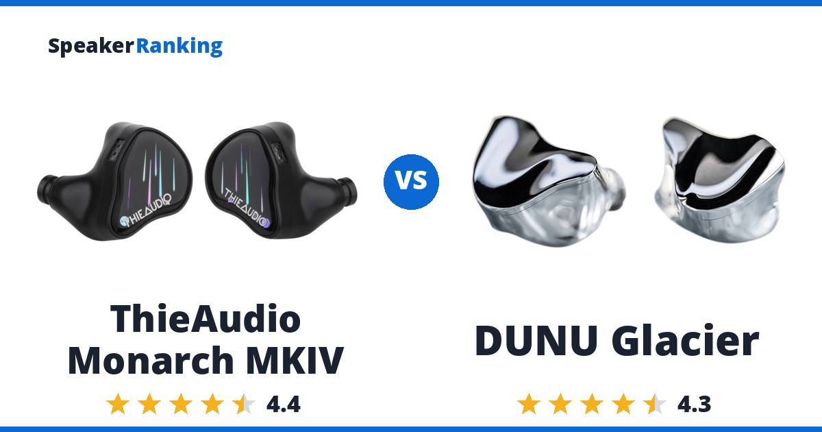 ThieAudio Monarch MKIV vs DUNU Glacier