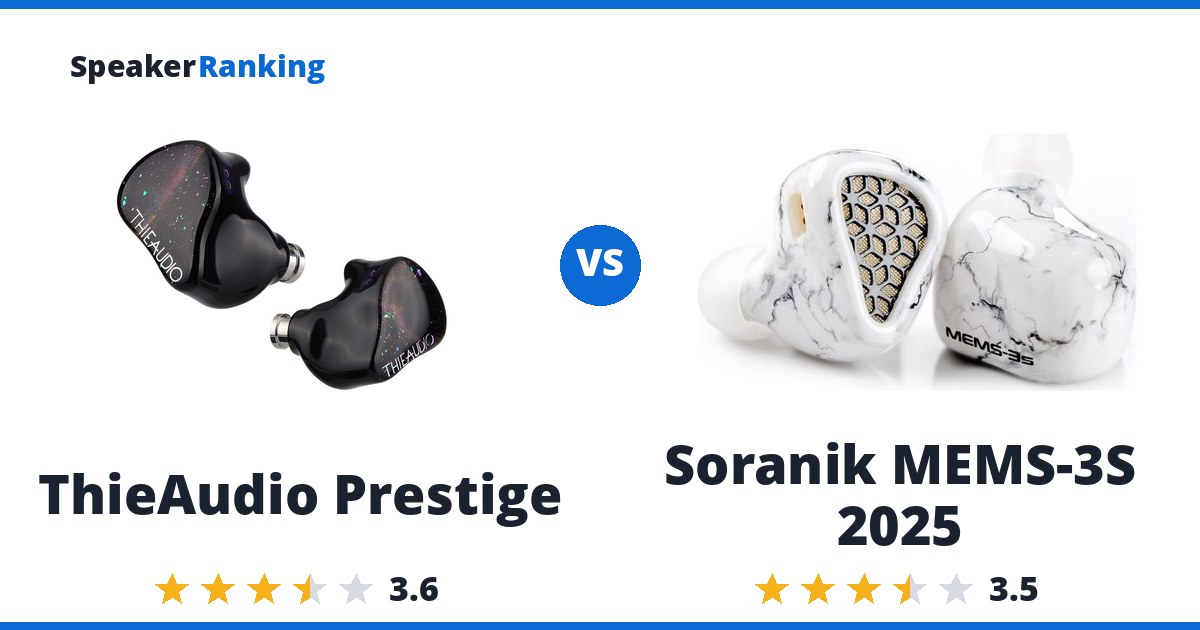 ThieAudio Prestige vs Soranik MEMS-3S 2025