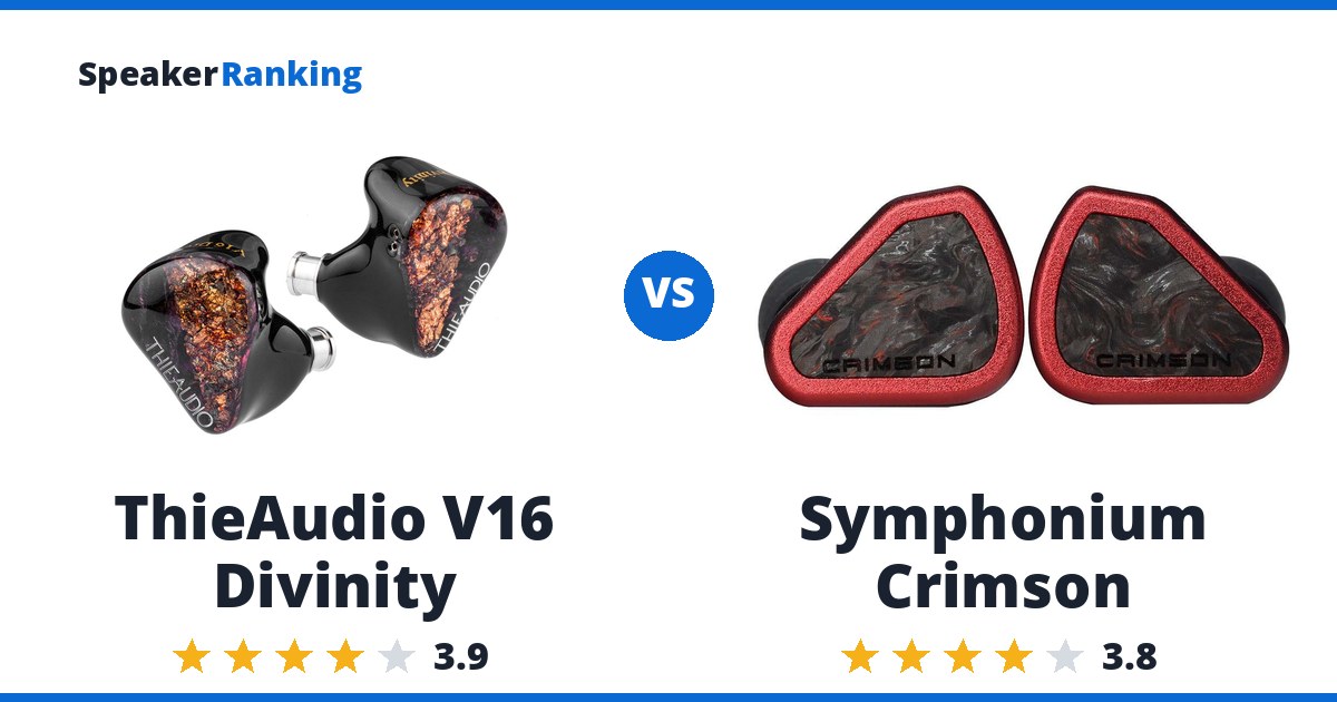 ThieAudio V16 Divinity vs Symphonium Crimson