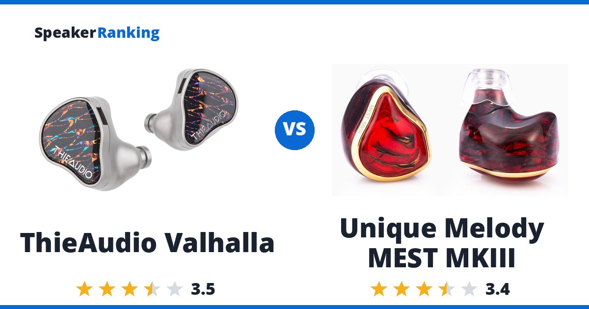 ThieAudio Valhalla vs Unique Melody MEST MKIII
