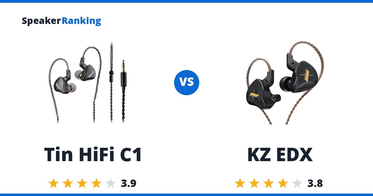 Tin HiFi C1 vs KZ EDX