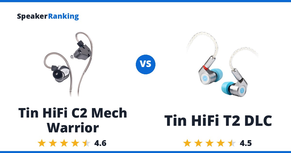 Tin HiFi C2 Mech Warrior vs Tin HiFi T2 DLC