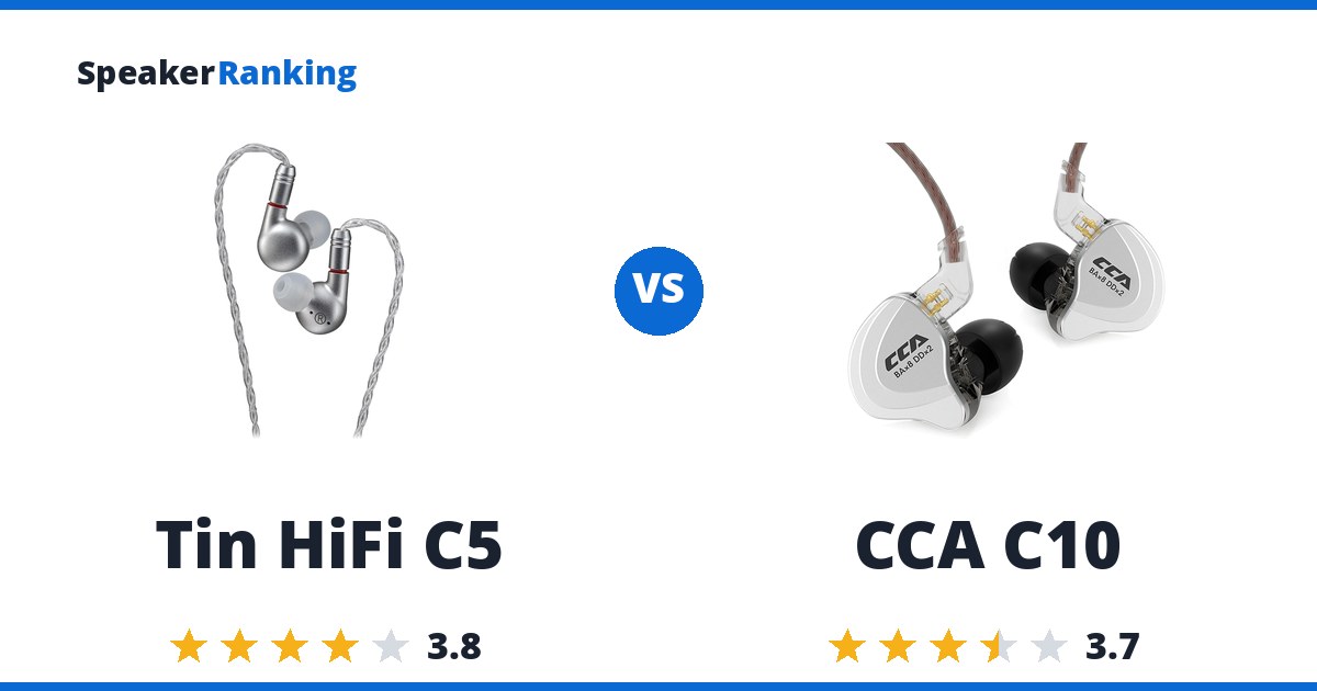 Tin HiFi C5 vs CCA C10