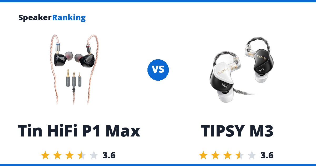Tin HiFi P1 Max vs TIPSY M3