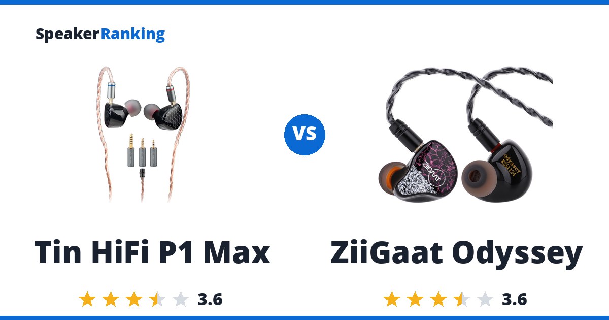 Tin HiFi P1 Max vs ZiiGaat Odyssey