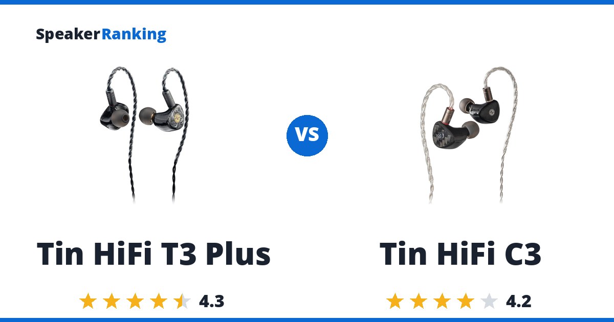 Tin HiFi T3 Plus vs Tin HiFi C3