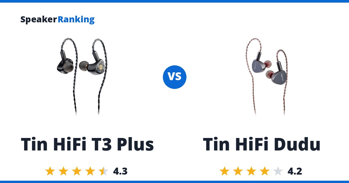 Tin HiFi T3 Plus vs Tin HiFi Dudu