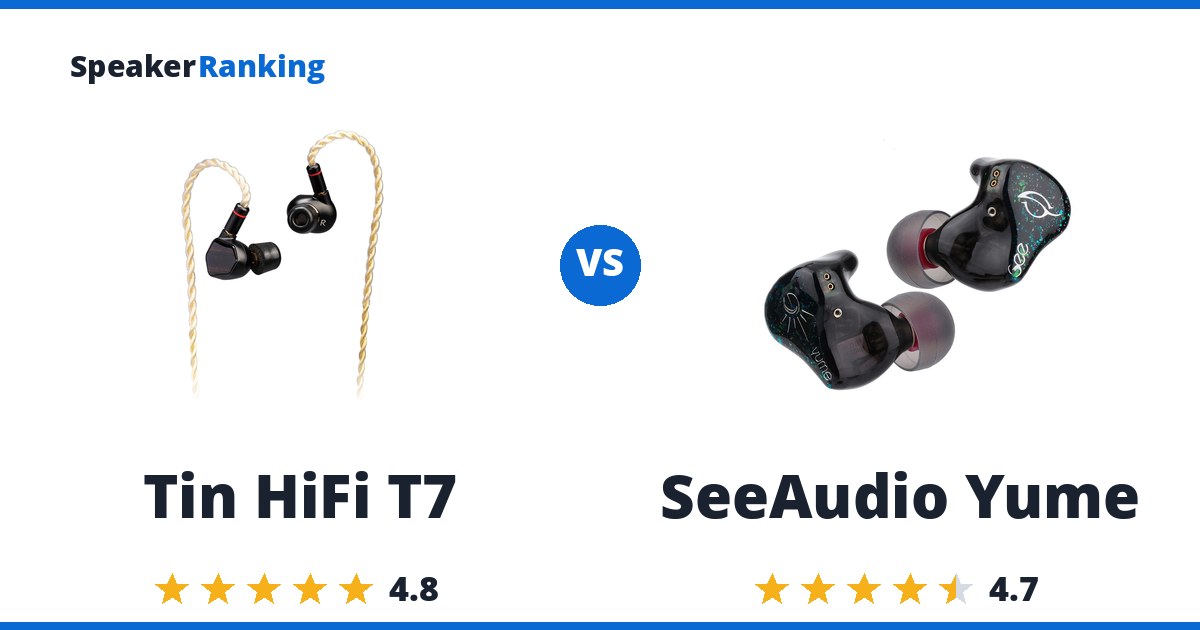 Tin HiFi T7 vs SeeAudio Yume