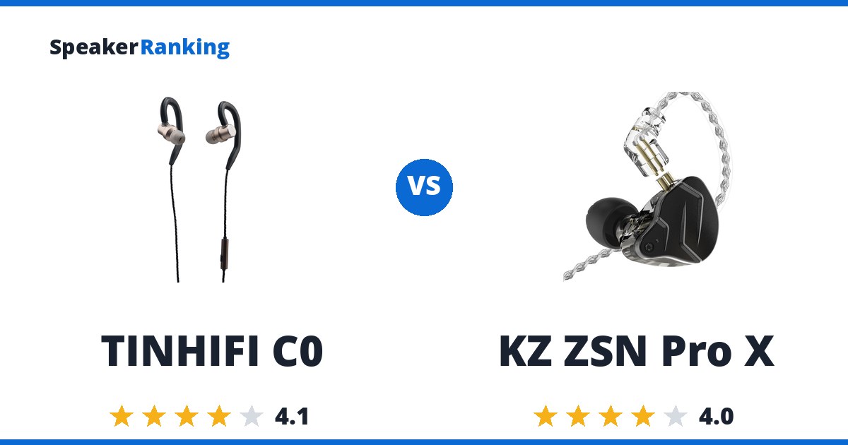 TINHIFI C0 vs KZ ZSN Pro X