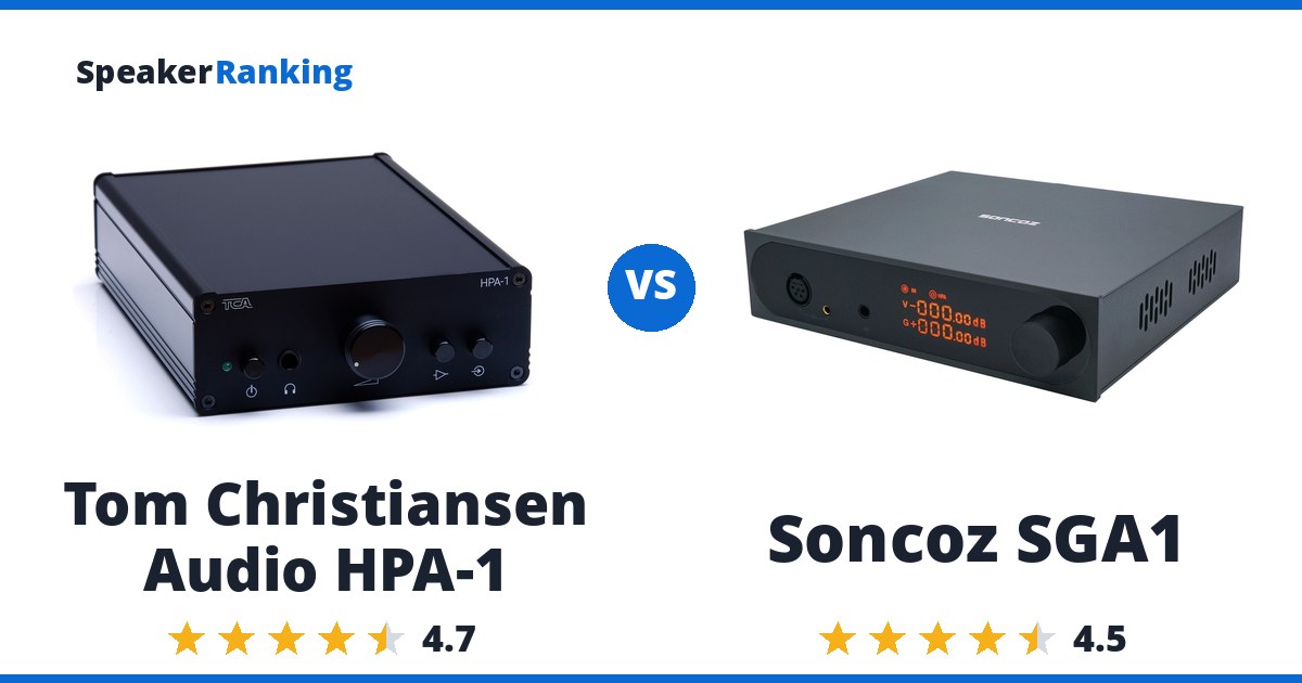 Tom Christiansen Audio HPA-1 vs Soncoz SGA1