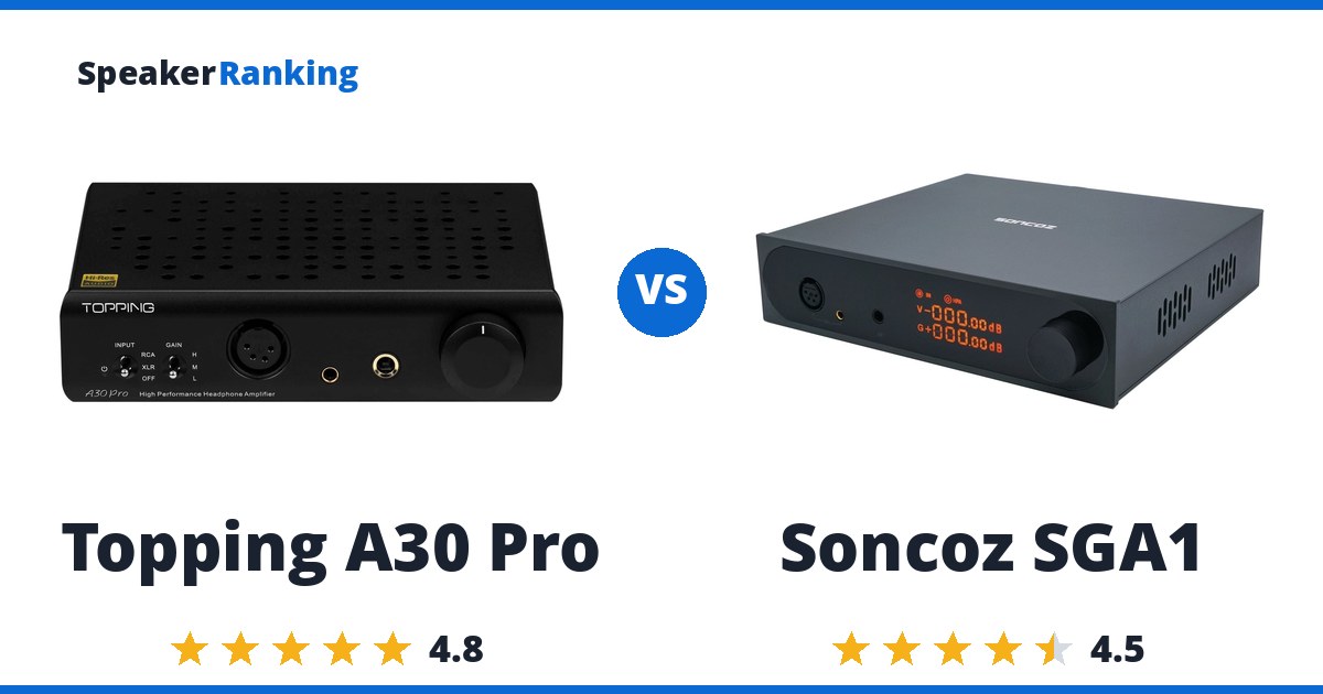 Topping A30 Pro vs Soncoz SGA1
