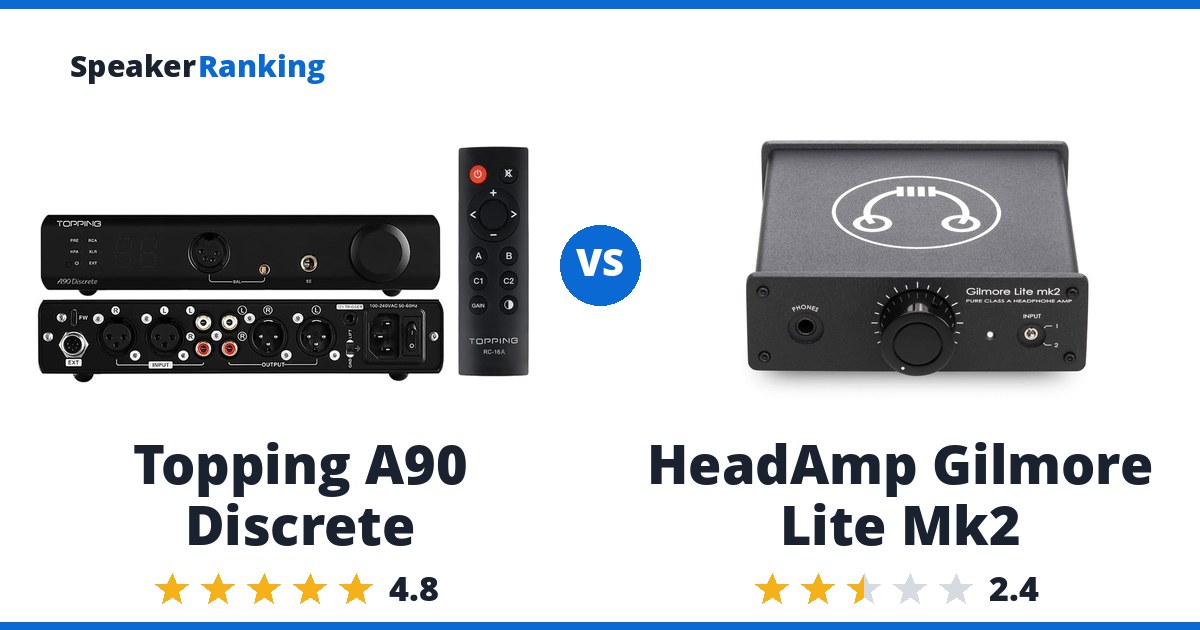 Topping A90 Discrete vs HeadAmp Gilmore Lite Mk2
