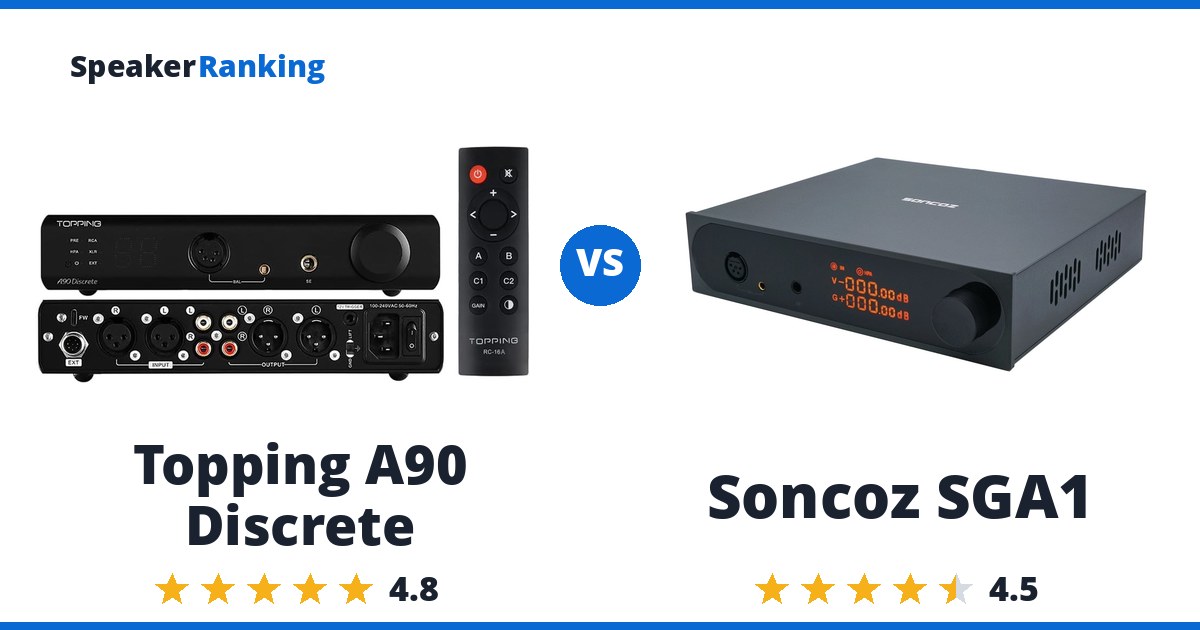 Topping A90 Discrete vs Soncoz SGA1
