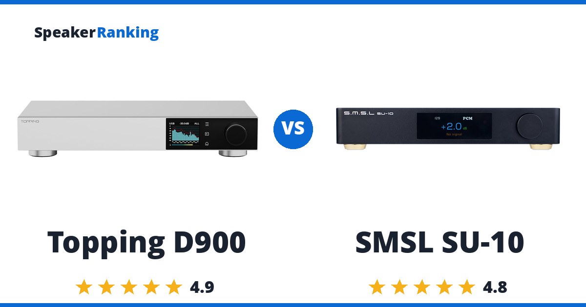 Topping D900 vs SMSL SU-10