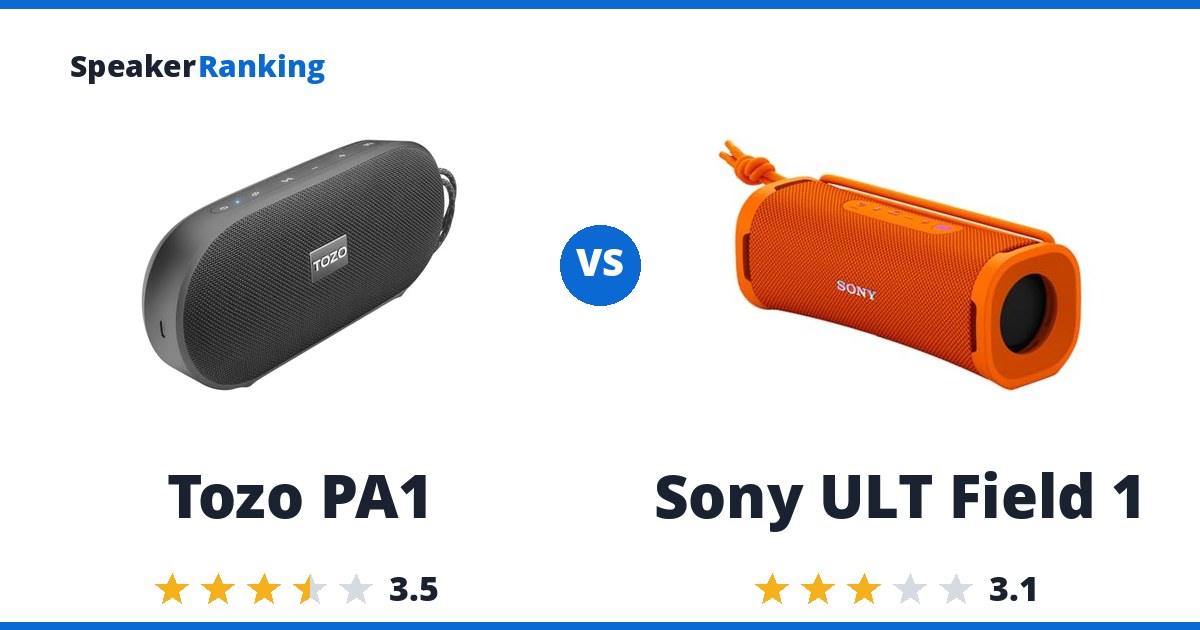 Tozo PA1 vs Sony ULT Field 1