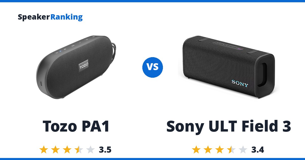Tozo PA1 vs Sony ULT Field 3