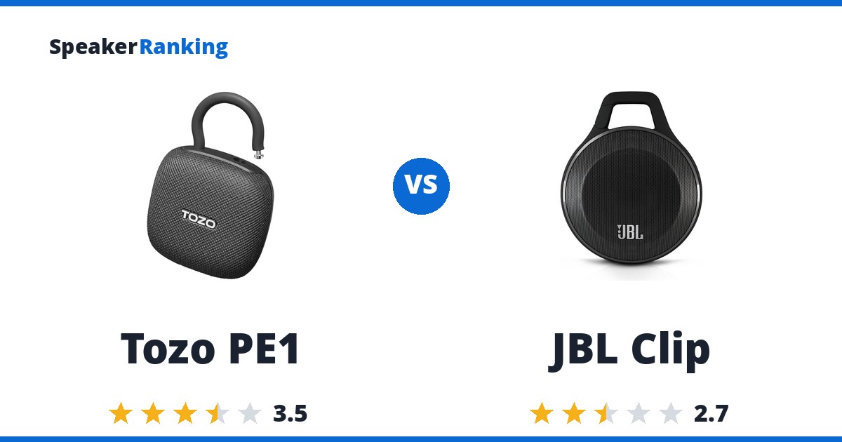 Tozo PE1 vs JBL Clip