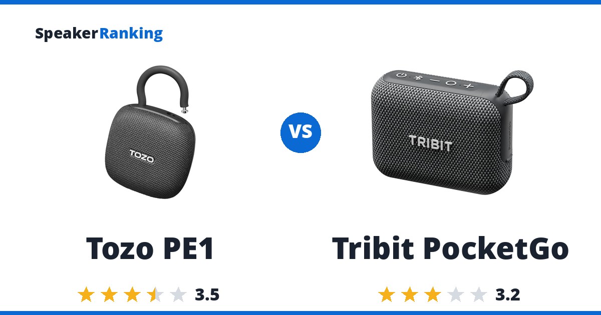 Tozo PE1 vs Tribit PocketGo