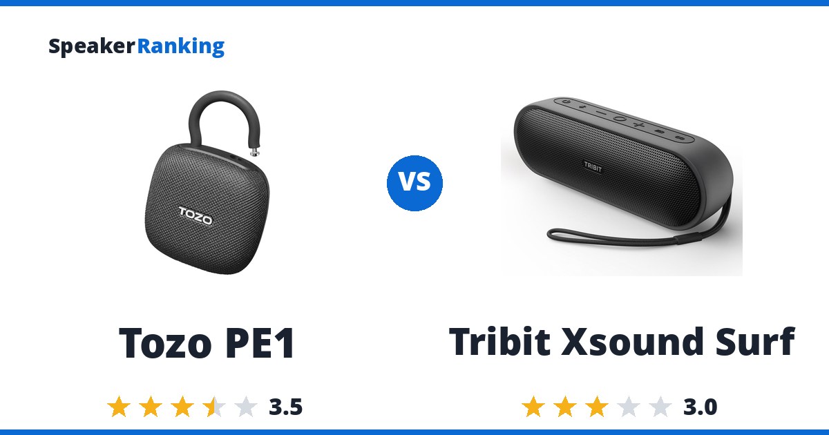 Tozo PE1 vs Tribit Xsound Surf