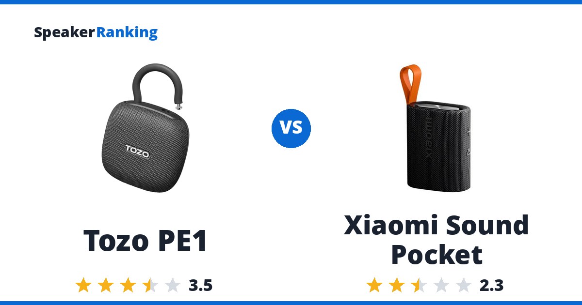 Tozo PE1 vs Xiaomi Sound Pocket