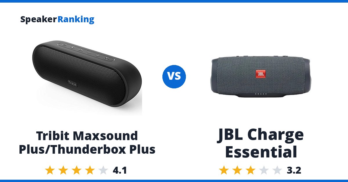 Tribit Maxsound Plus/Thunderbox Plus vs JBL Charge Essential