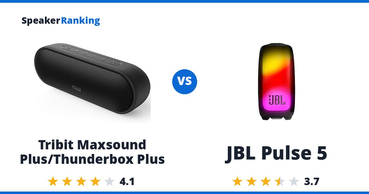 Tribit Maxsound Plus/Thunderbox Plus vs JBL Pulse 5