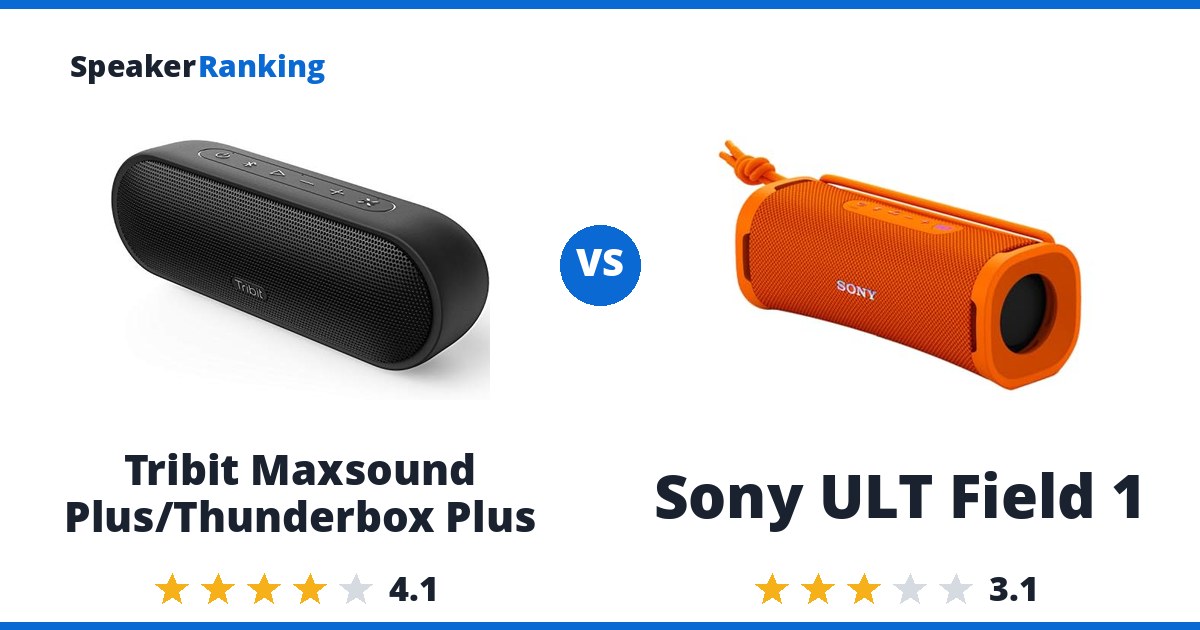 Tribit Maxsound Plus/Thunderbox Plus vs Sony ULT Field 1