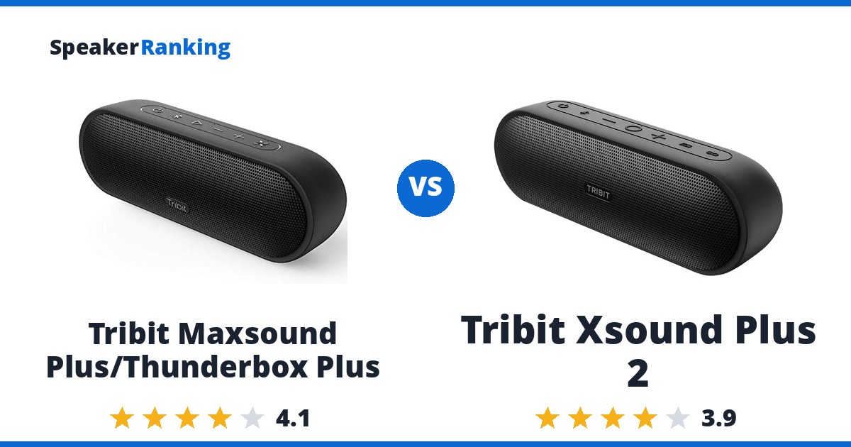 Tribit Maxsound Plus/Thunderbox Plus vs Tribit Xsound Plus 2