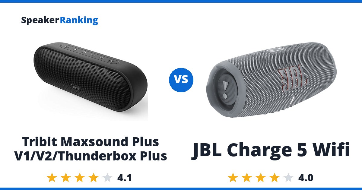 Tribit Maxsound Plus V1/V2/Thunderbox Plus vs JBL Charge 5 Wifi
