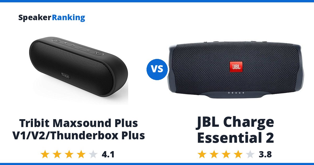 Tribit Maxsound Plus V1/V2/Thunderbox Plus vs JBL Charge Essential 2