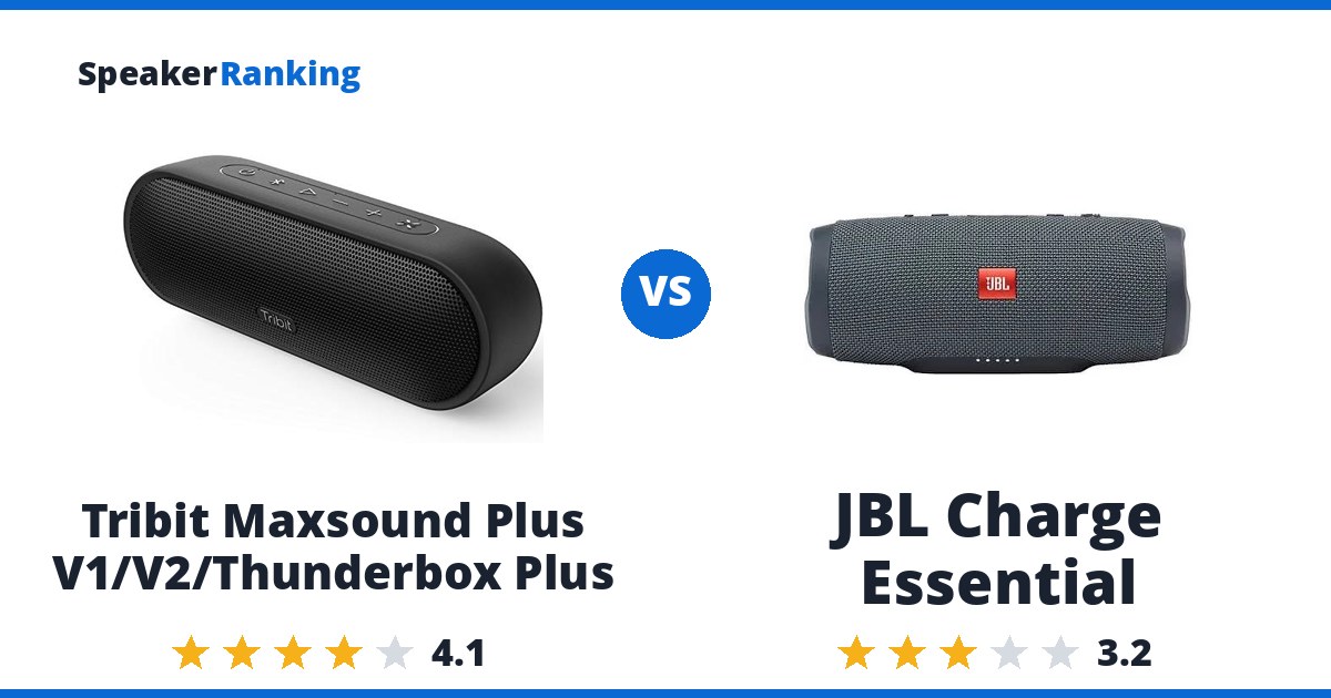 Tribit Maxsound Plus V1/V2/Thunderbox Plus vs JBL Charge Essential